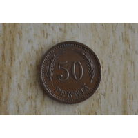 Финляндия 50 пенни 1941 с 1 руб