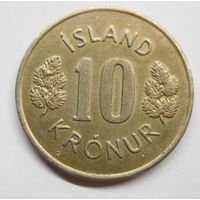 Исландия 10 крон 1976 г