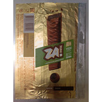 Обертка от батончика Za ("Спартак")