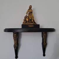 Полка,консоль. Дерево бронза. Европа.