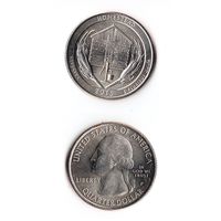 25 центов США 2015 Национальный монумент Гомстед (Небраска)  P