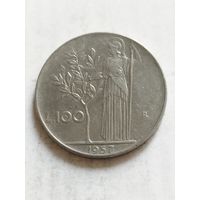 Италия 100 лир 1957