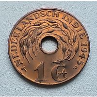 Голландская Индия 1 цент, 1945 P   1-4-30