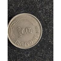 5 центов сингапур 1979