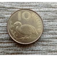 Werty71 Гамбия 10 бутутов 1998 Двушпоровый турач птица