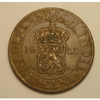 Голландская Индия 2 1/2 Цента 1945