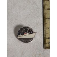 Значок. Теплоход "Башкирия".