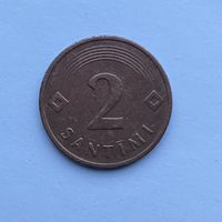 2 сантима 1992 Латвия