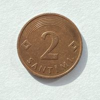 2 сантима 1992 Латвия