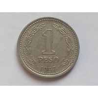 Аргентина 1 песо 1957 г.