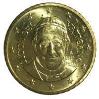 Ватикан 50 евроцентов, 2015 [UNC]
