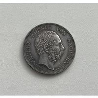 САКСОНИЯ  2 марки 1902 г.