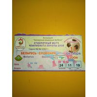 Беларусь -Словения 11.10.2006г.