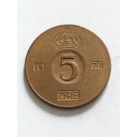 Швеция 5 оре 1970