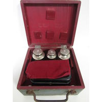 Редкость. "Набор гирь эталонных для лабораторных, ювелирных, медицинских весов". В оригинальной упаковке. Гири. Гирьки. Завод им. София-Кофарджиев. Болгария. Ретро СССР. м.