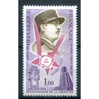 Франция - 1974г. - генерал Кениг, 30-я годовщина Освобождения - 1 марка - полная серия, MH [Mi 1875]. #2-Fr-33-A-1