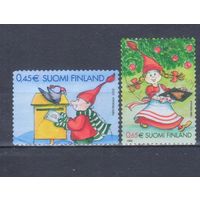 [2422] Финляндия 2003. Рождество.Новый год. Гашеная серия.