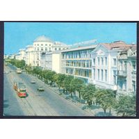 ДМПК 1979 СССР Винница ул.Ленина трамваи "Волга" автобус