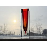 Ваза Муранское стекло Мурано винтаж Италия 13,5см