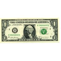 1 доллар 2017 B 1