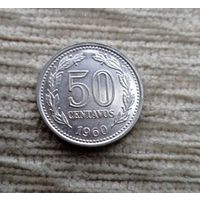 Werty71 Аргентина 50 сентаво 1960 женщина во фригийском колпаке