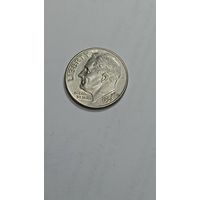 США 10 центов 1999 года . P