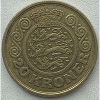 Дания 20 крон 1990 г.