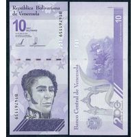 Венесуэла 10 боливар 2021 год, UNC