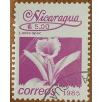 Никарагуа 1985. Флора. Цветы. Laelia