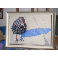 Картина ''Шпачок'' масло, холст Рабцевич И.В