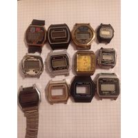 Часы электроника лотом с рубля без мпц!