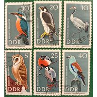 ГДР 1967. Фауна. Птицы. Полная серия