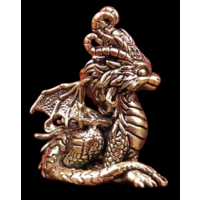 Статуэтка миниатюра Дракончик Бронза