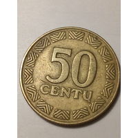 50 центов Литва 1997 год