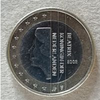 Нидерланды 1 евро 2002 год, KM# 240