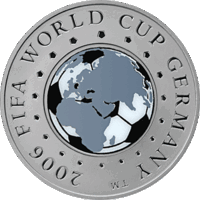 Футбол Чемпионат мира 2006 Германия 20 руб 2005 серебро