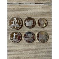 Набор монет Олимпиада - 1980 5, 10, 150 рублей Proof Копии