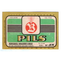 Этикетка пива Pils Германия П765