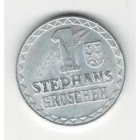 Австрия 1 грош 1950 года. Состояние аUNC