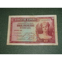 Испания, 10 Песет 1935