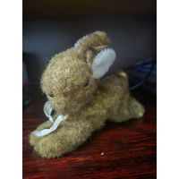 Раритетная мягкая игрушка . Винтажный зайчик