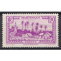 17.FrK. Франция. Колонии. Мартиника. Местные мотивы. 1939 г. 90C. Mi.#181.