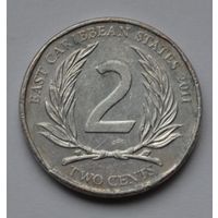Восточные Карибы, 2 цента 2011 г.