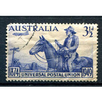 Австралия - 1949г. - 75 лет ВПС - 1 марка - полная серия, гашёная [Mi 198]. #3-WB-87-A-1