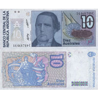 Аргентина 10 Аустраль 1985 UNC П1-350