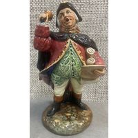 Фарфоровые статуэтка Royal Dolton Городской глашатай. Англия 1952 год. Высота 23 см