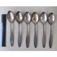 Все лоты с рубля.Ложки мельхиор,СССР,не использовались.