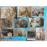 Фото "Деревня", Гомельская обл., д.Красное, 1940-1960-е гг., 10 шт.