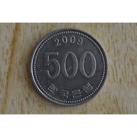 Южная Корея 500 вон 2009 с 1 руб