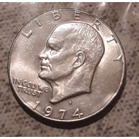 1 доллар 1974 D США